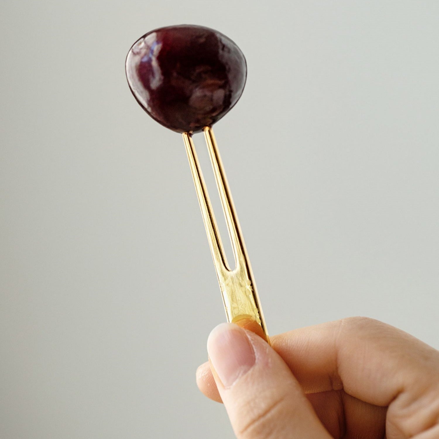 Golden Japanese Dessert Fork Collection