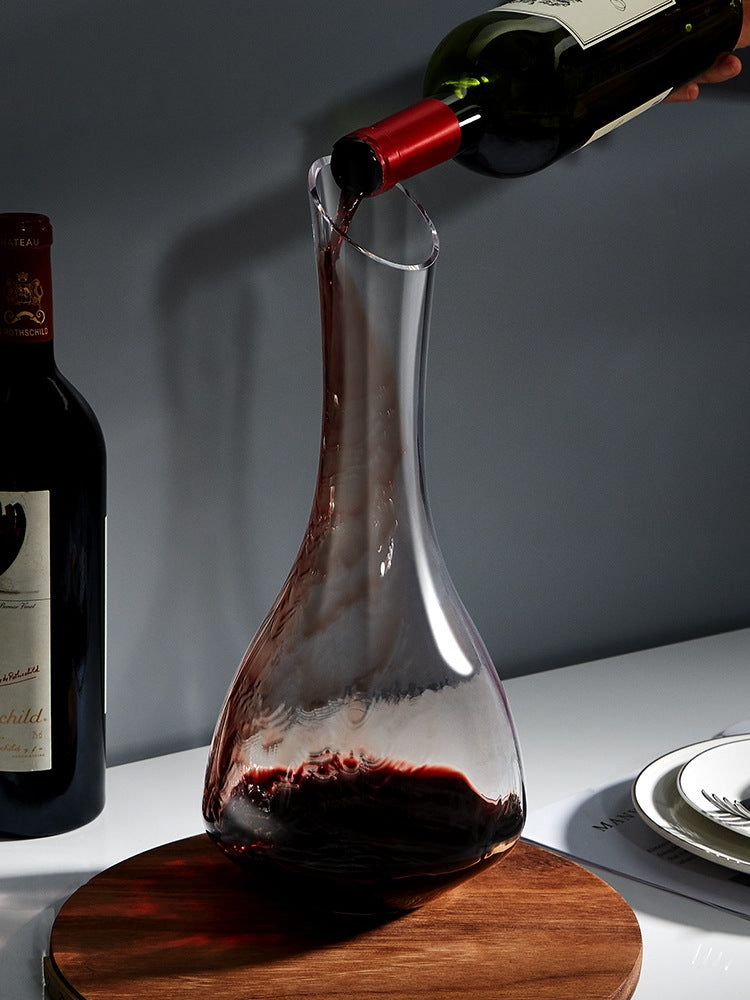 Handcrafted Crystal Elixir Wine Decanter